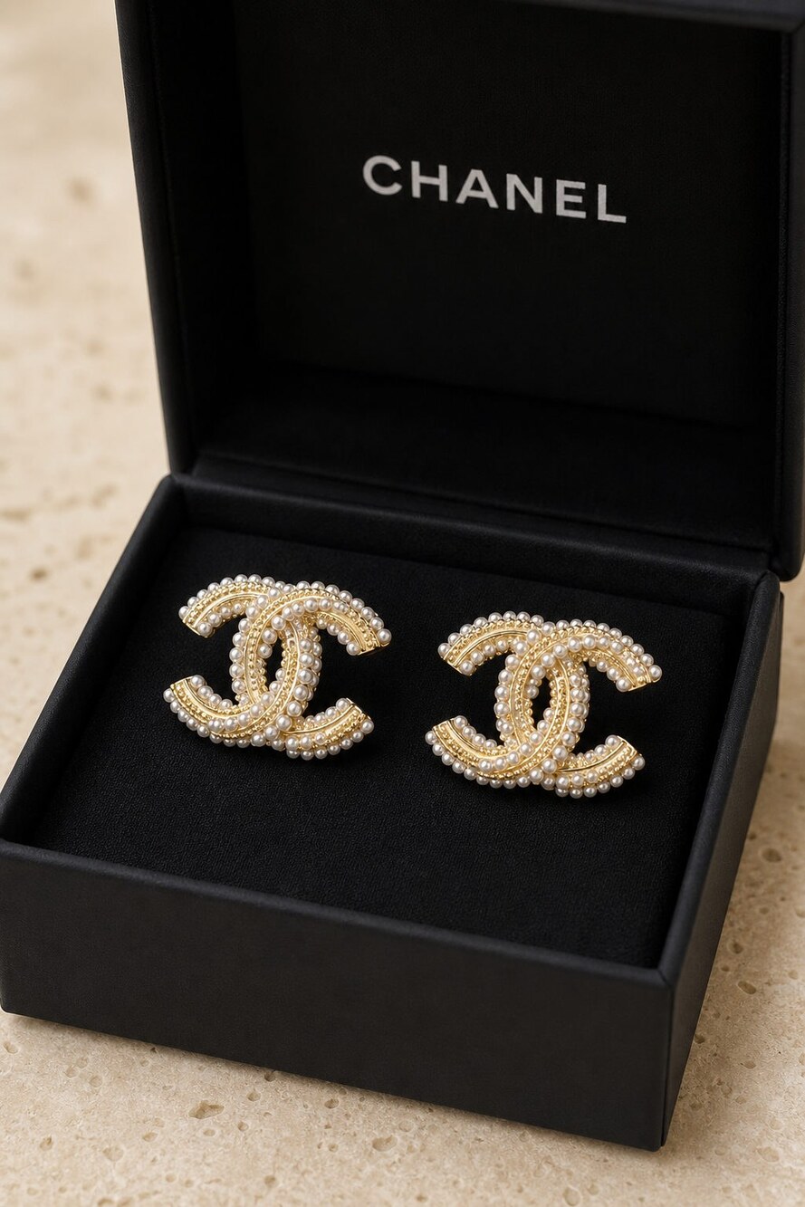 CHANEL Classic Parisian Earrings Style 30 | New with Box - Picture 3 of 9